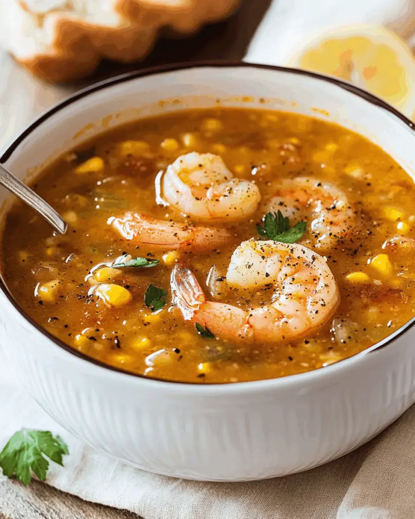 Shrimp and Corn Soup