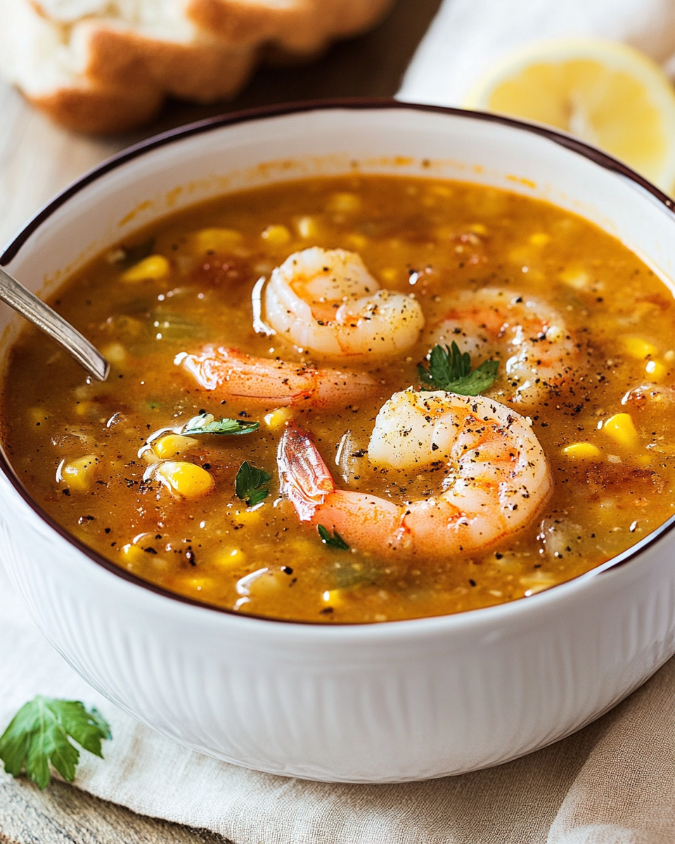 Shrimp and Corn Soup