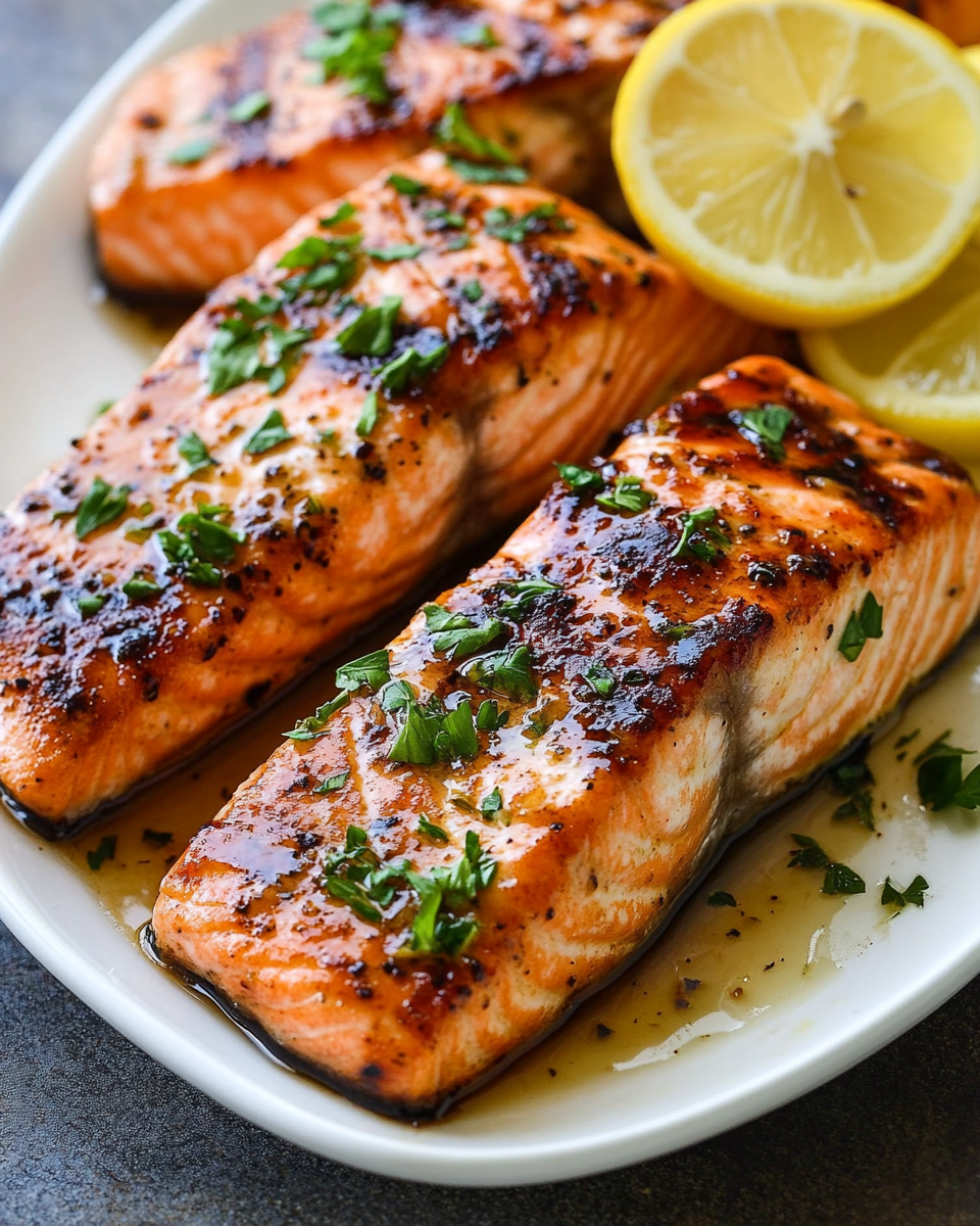 Honey Garlic Soy Grilled Salmon Delight