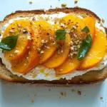 Peach Ricotta Toast