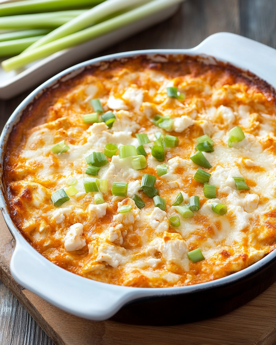 Skinny Buffalo Chicken Dip
