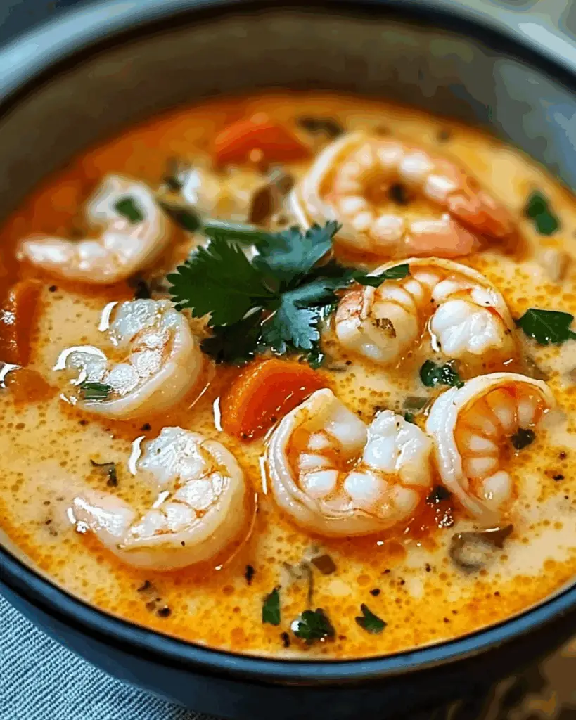 Spicy Healthy Shrimp Soup