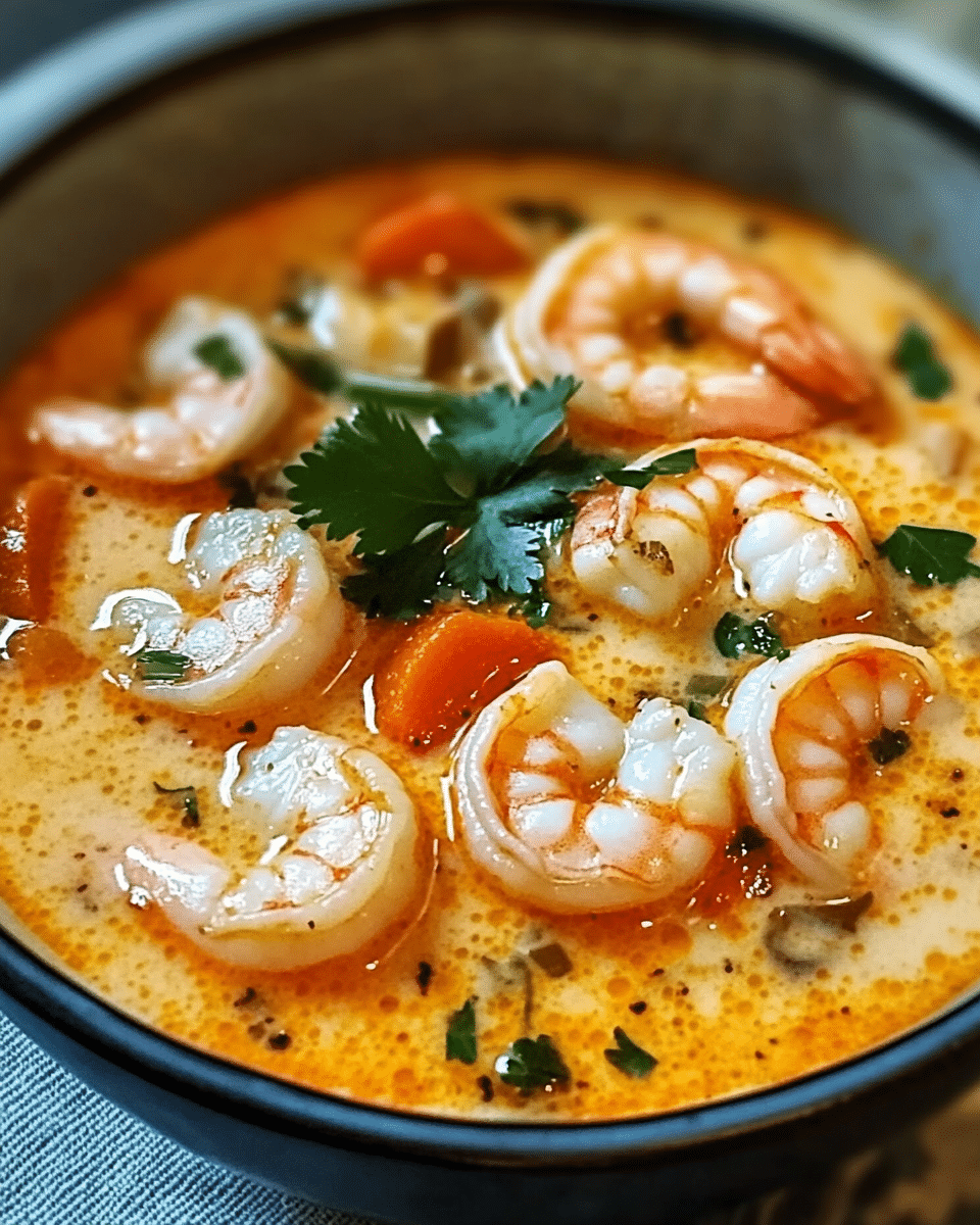 Spicy Healthy Shrimp Soup