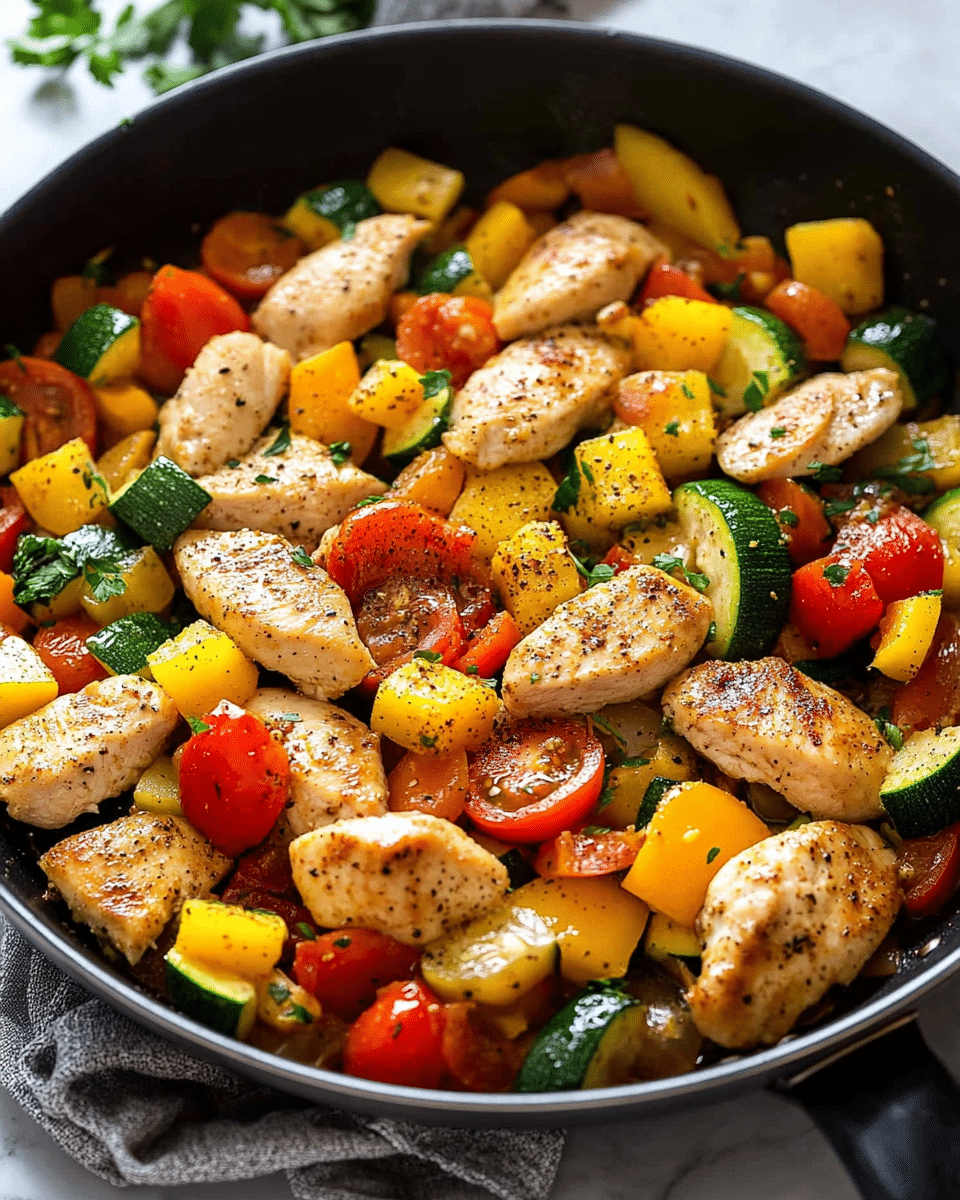 Chicken and Vegetable Skillet