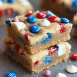 4th of July Cake Mix Cookie Bars