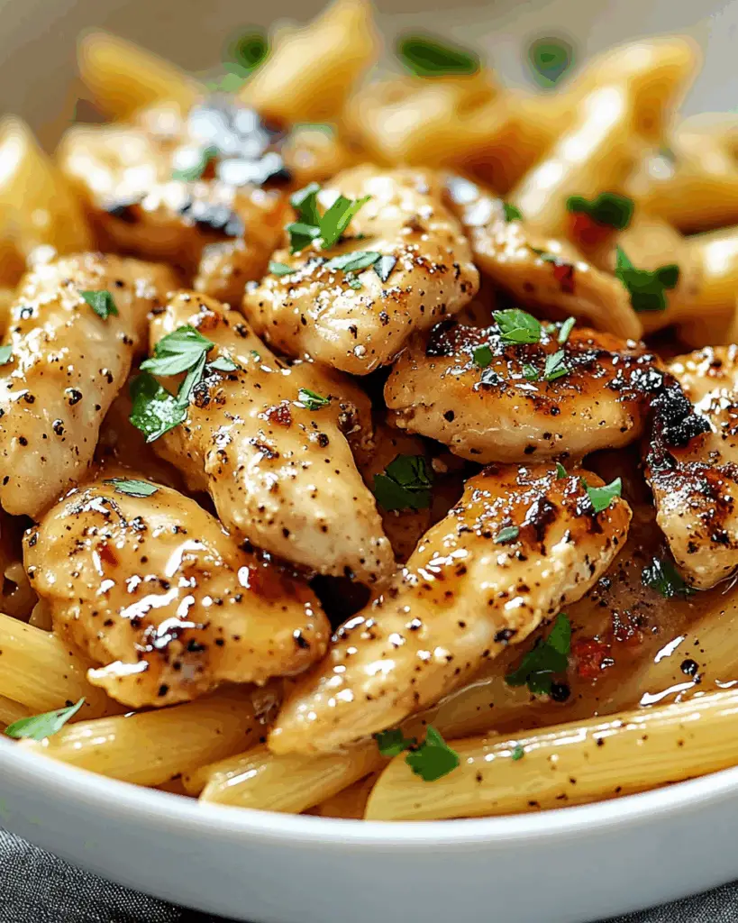 Honey Pepper Chicken Pasta
