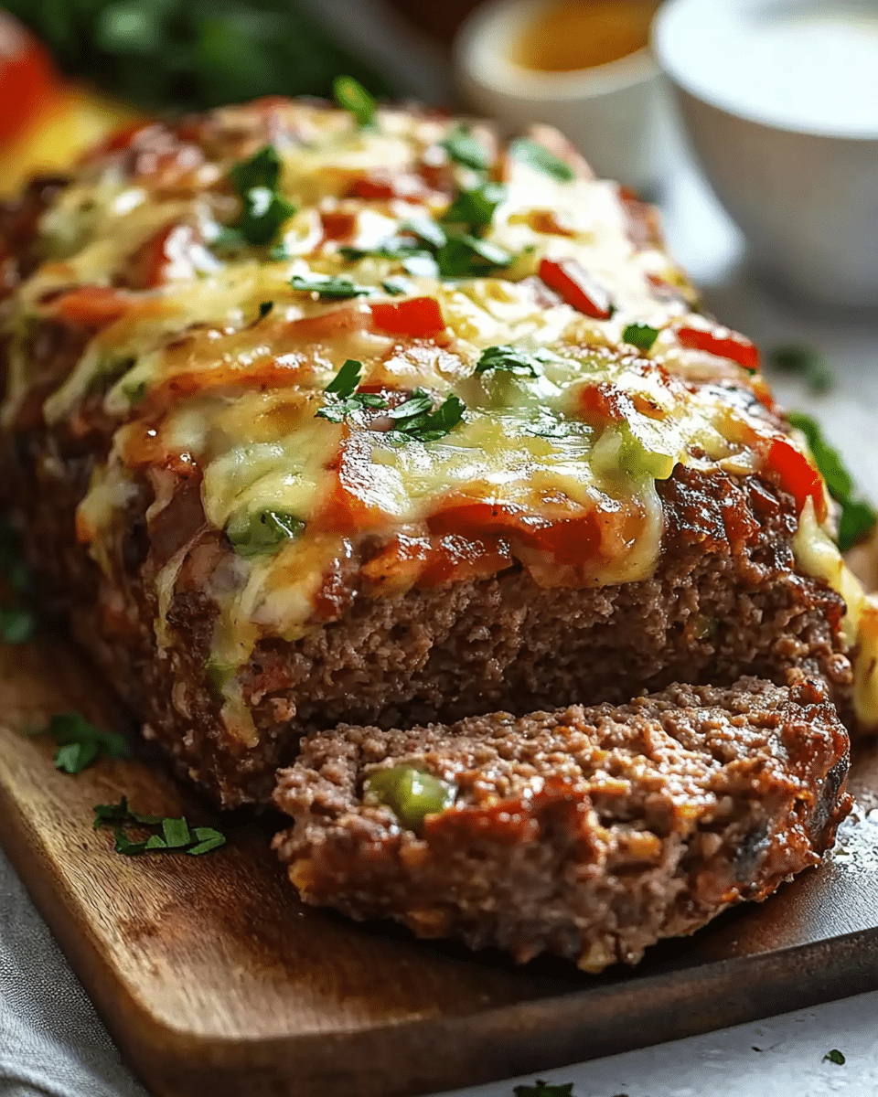 Philly Cheesesteak Meatloaf
