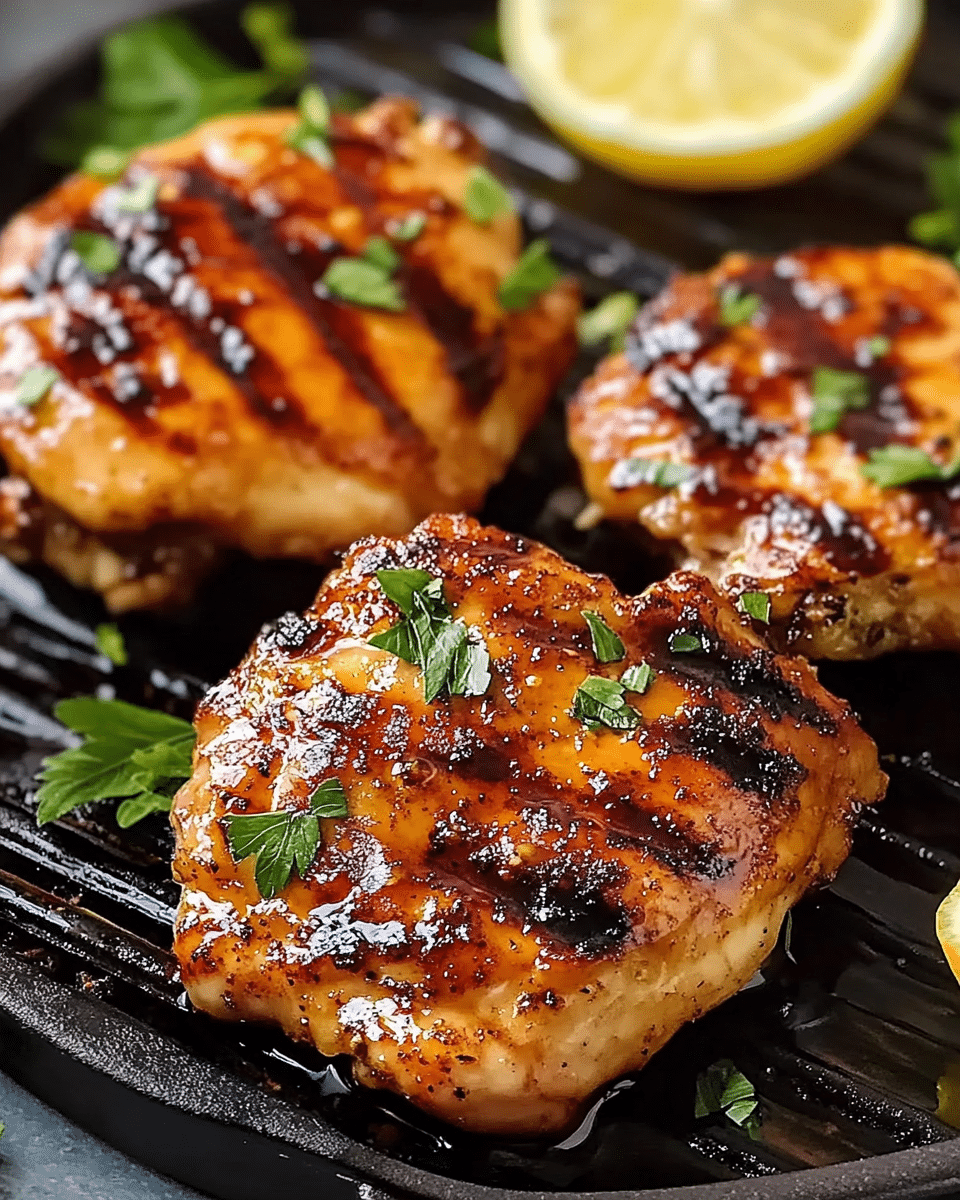Sweet and Spicy Grilled Hot Honey Chicken