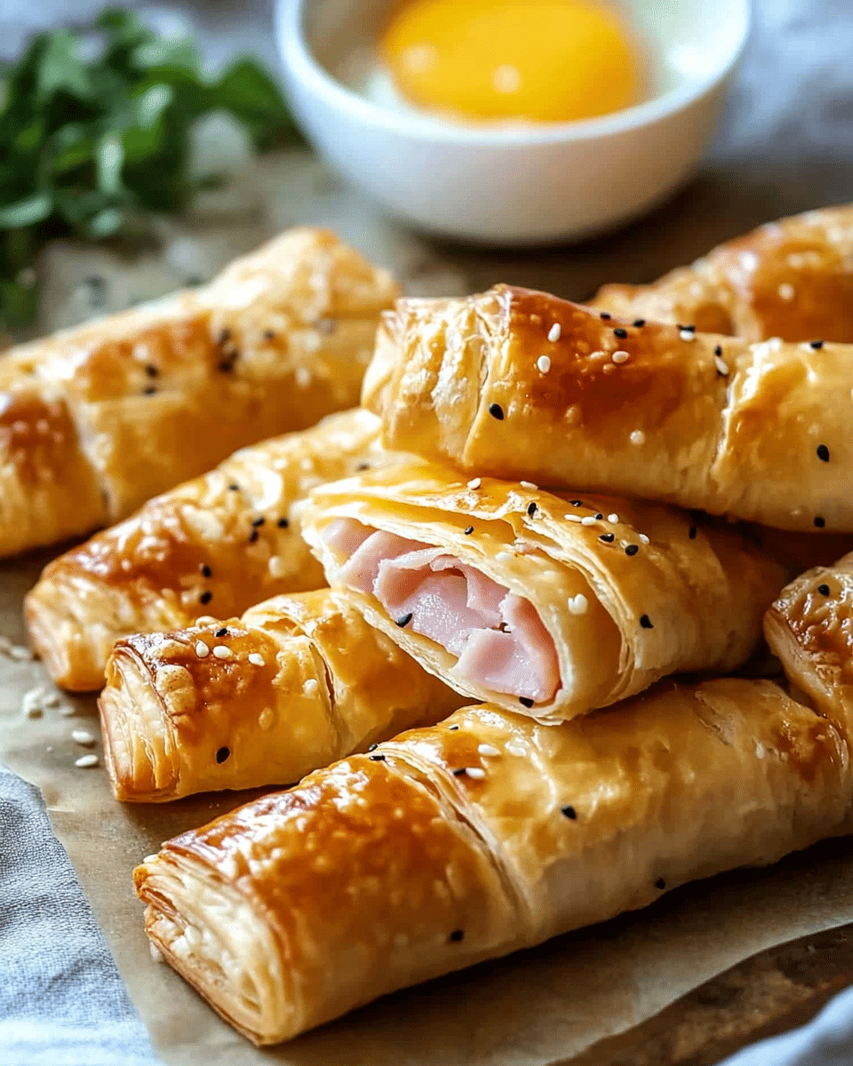 Ham and Cheese Sticks