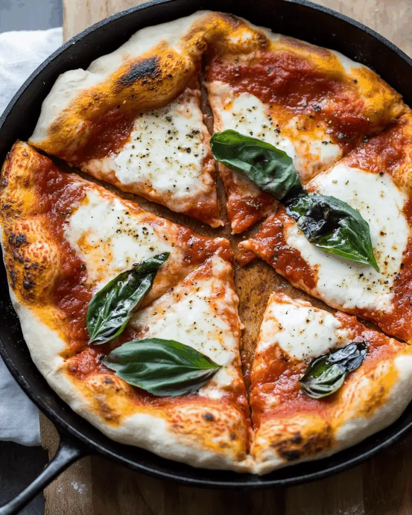 Skillet Margherita Pizza