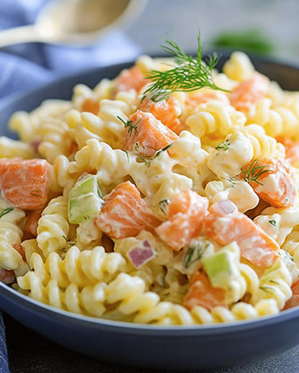 Smoked Salmon Pasta Salad