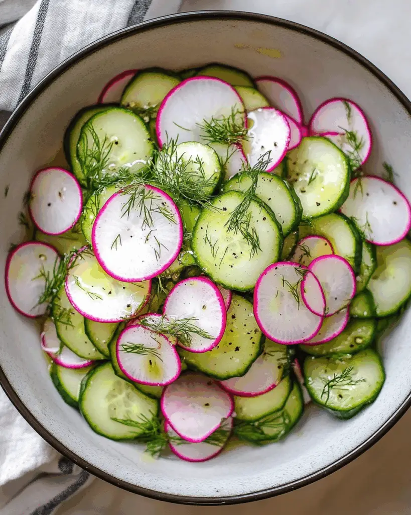Cucumber Radish Salad