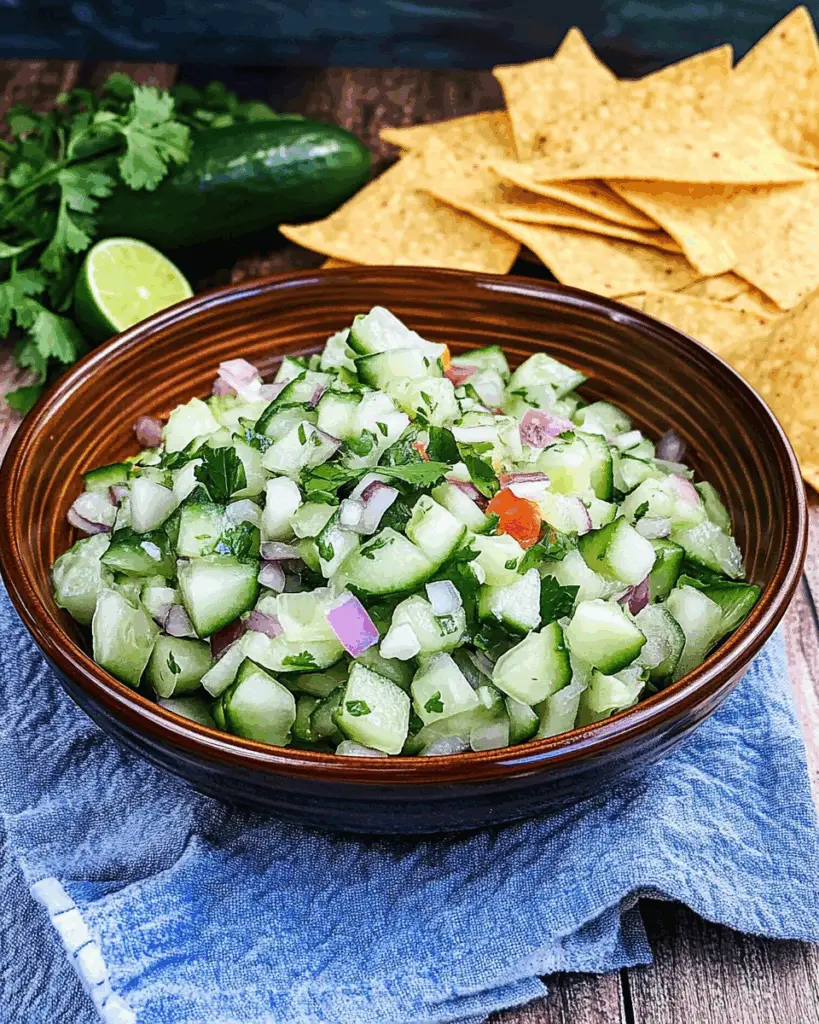 Crisp Cucumber Salsa