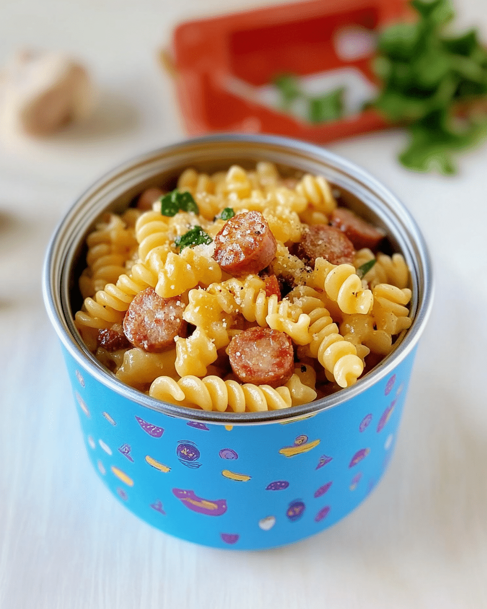 Sausage & Cheese Pasta Bites