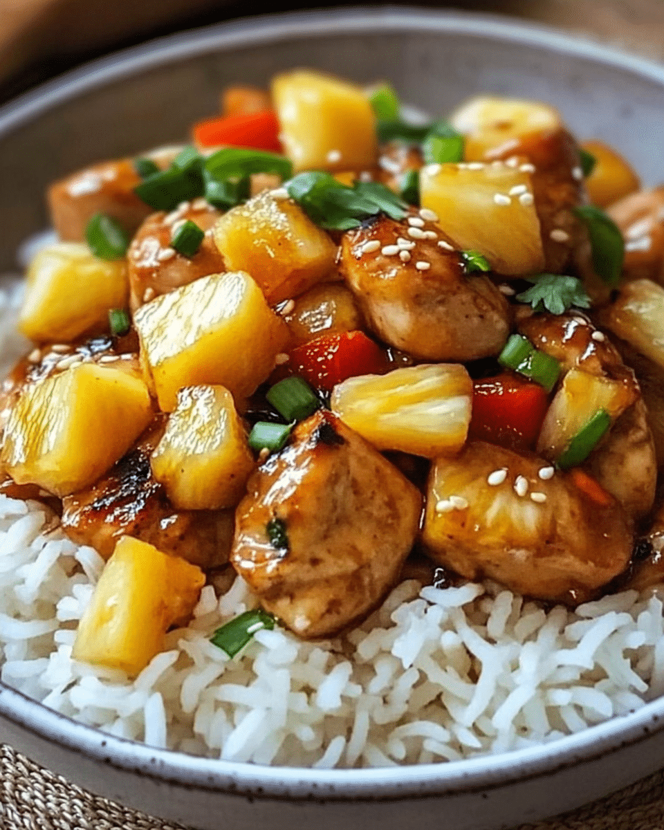 Pineapple Chicken and Rice