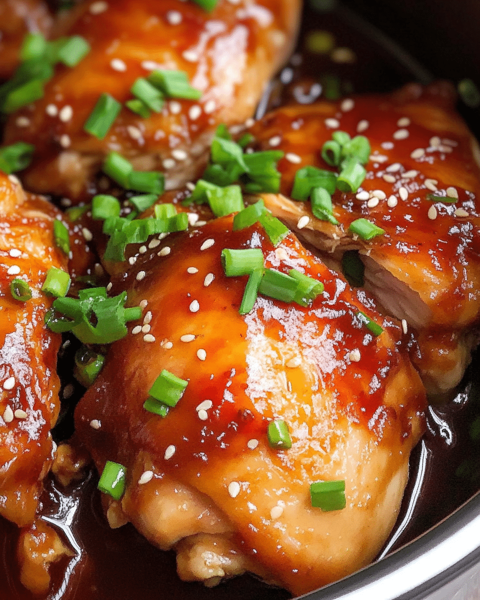 Crockpot Asian Chicken Thighs