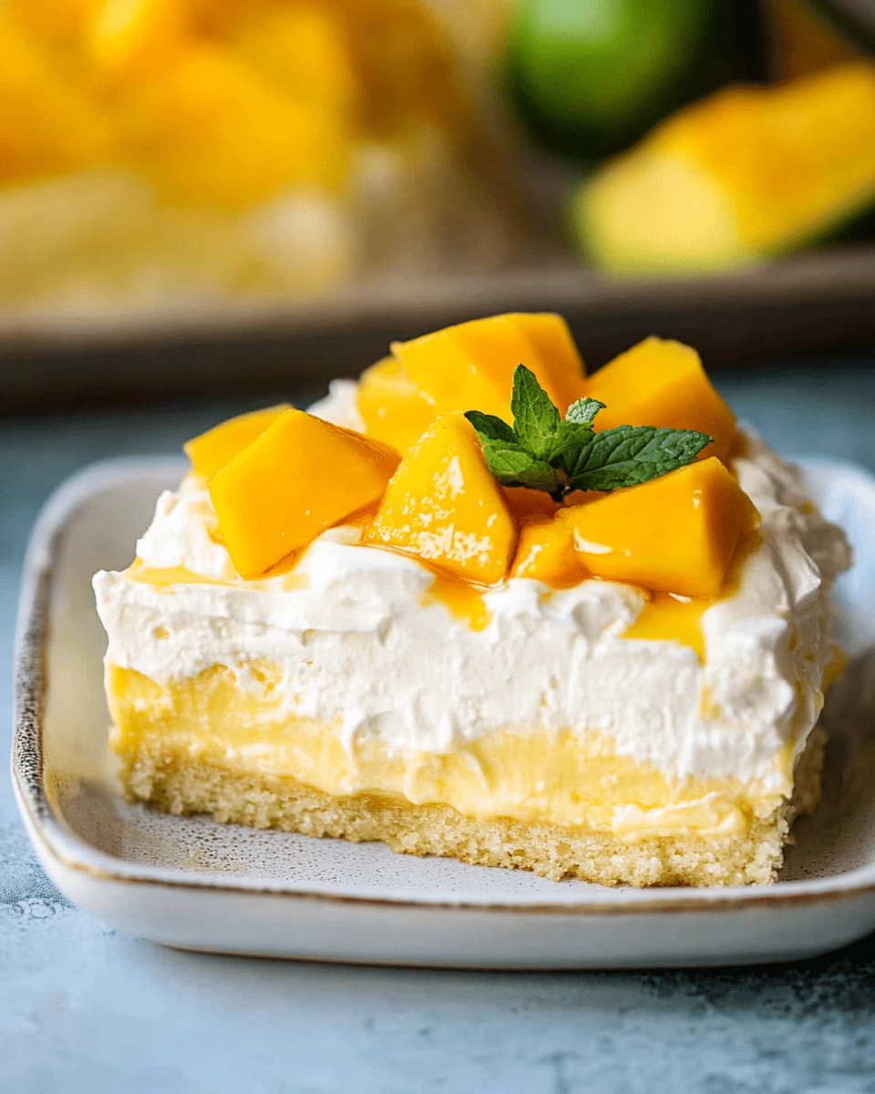 Mango Tres Leches Cake
