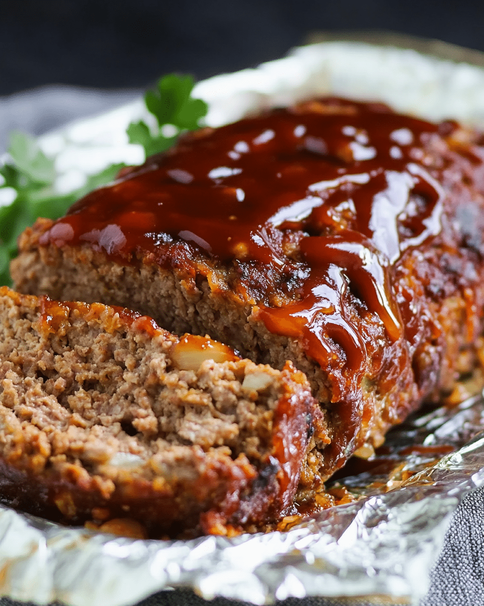 Grilled BBQ Meatloaf