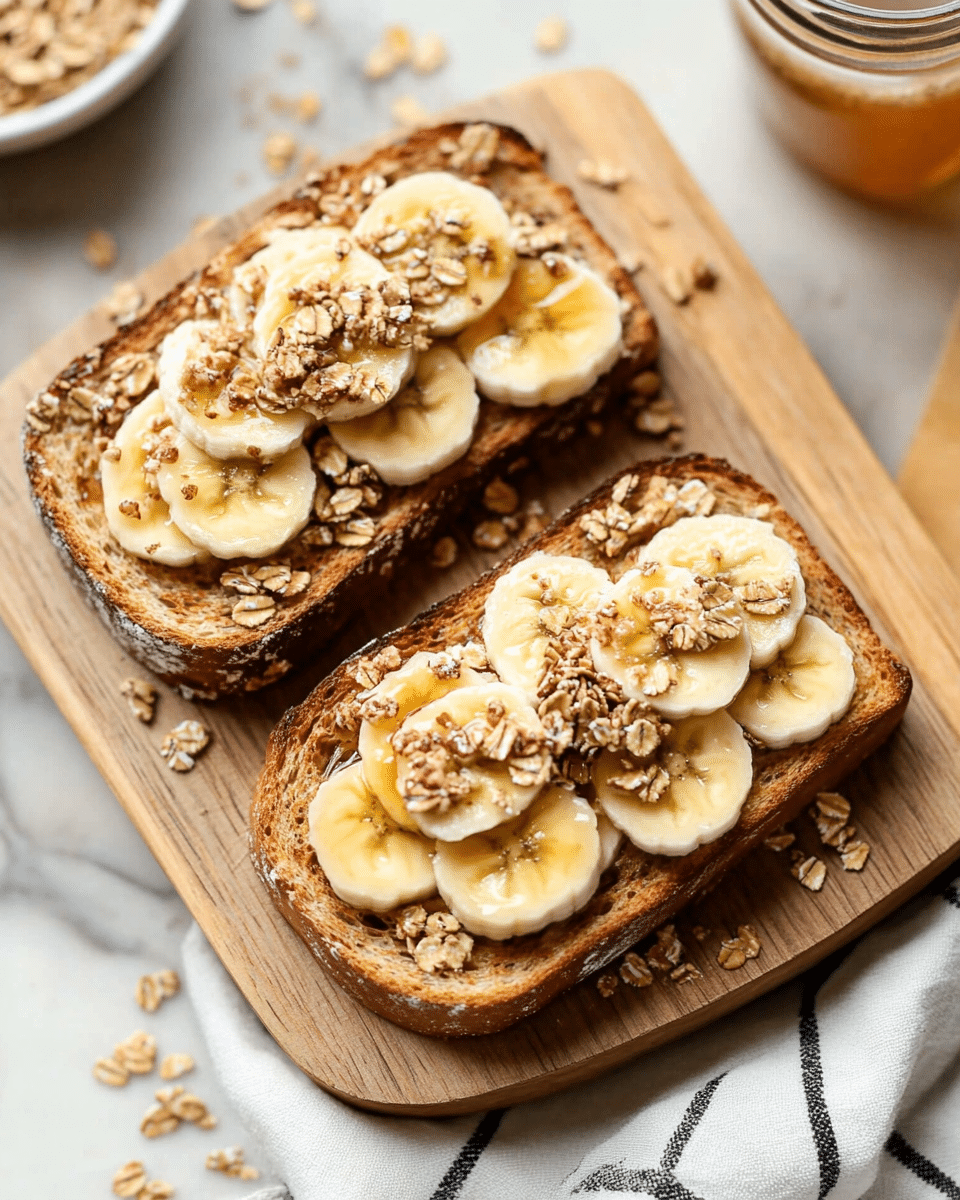 Banana Granola Honey Toast