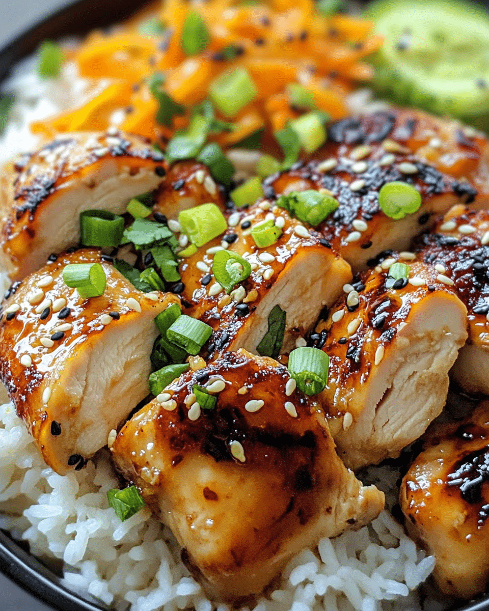 Chicken And Coconut Rice With Maple Sauce