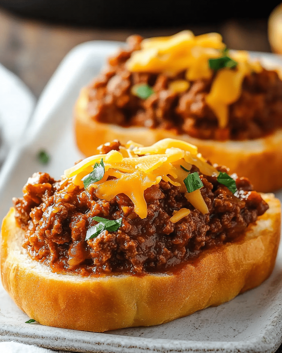 Texas Toast Sloppy Joes