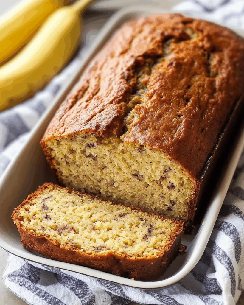 One Bowl Banana Bread