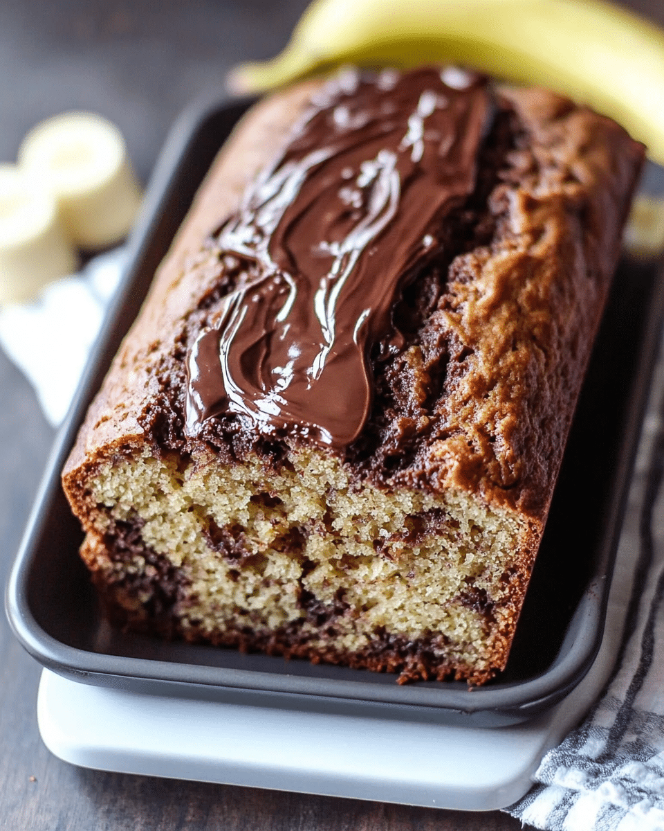 Nutella Banana Bread