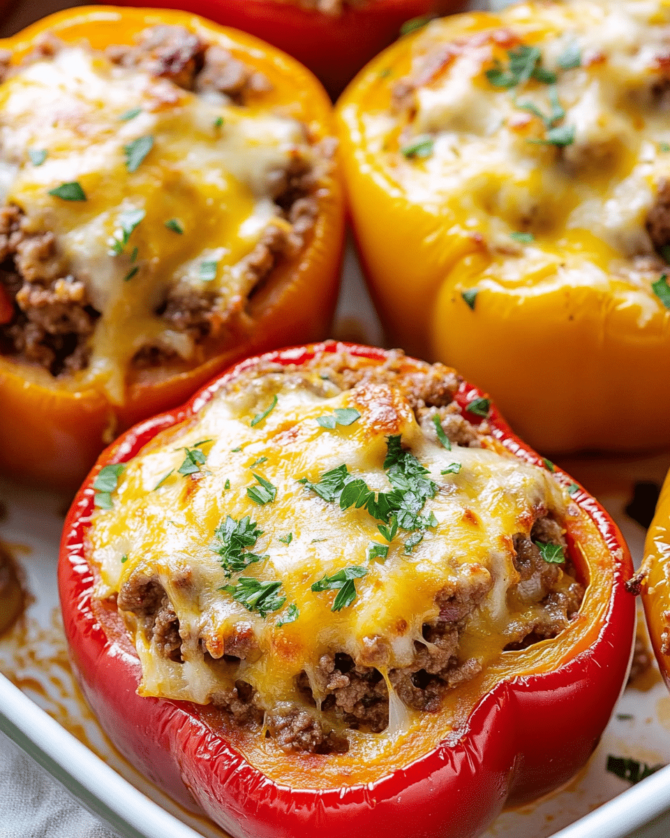 Keto Stuffed Bell Peppers