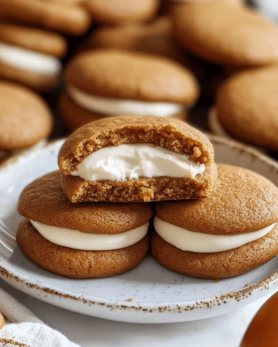 Apple Cider Whoopie Pie Cookies