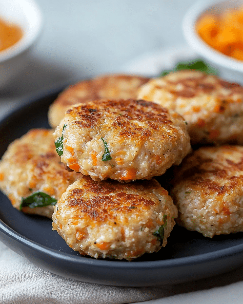 Juicy Chicken Veggie Patties