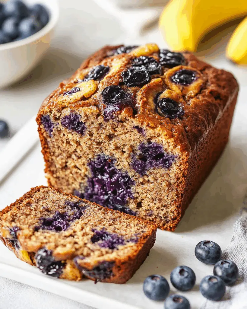 Banana Blueberry Bread