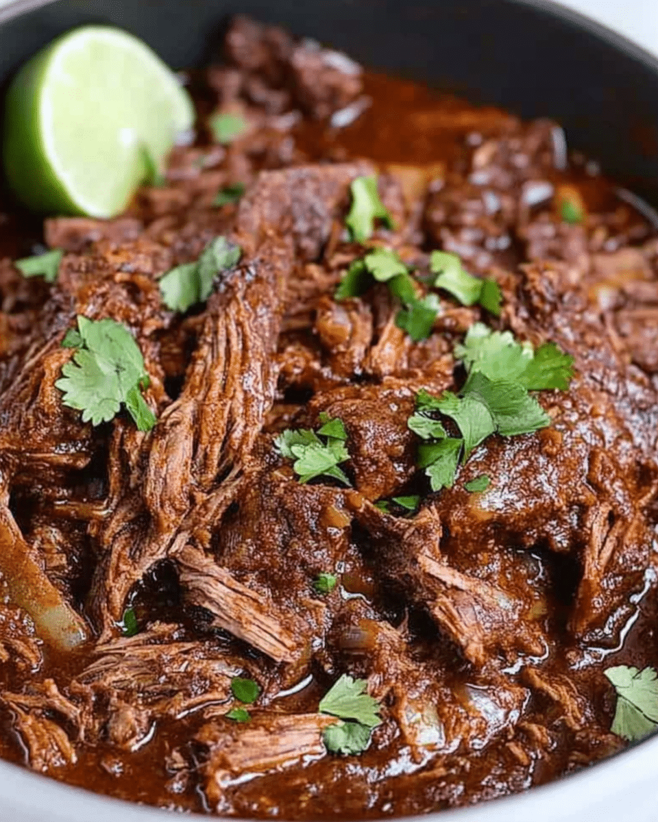 Beef Barbacoa (Crockpot)