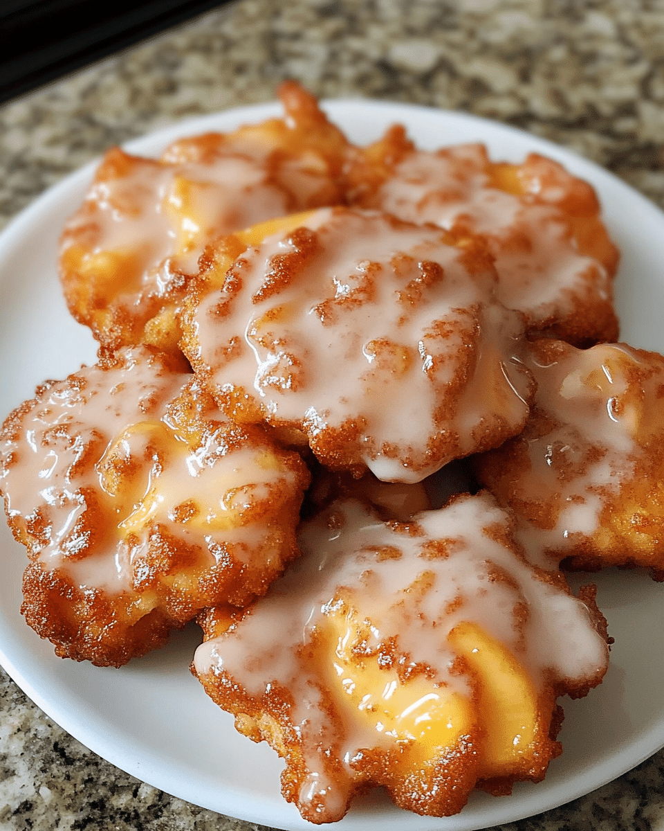 Fresh Peach Fritters