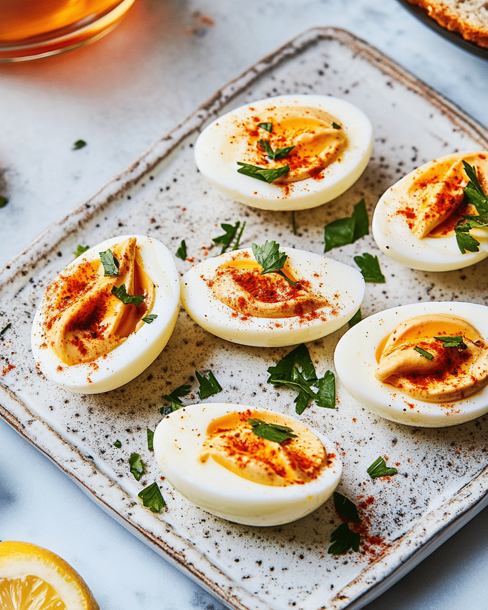 Jammy Eggs with Smoked Paprika Aioli