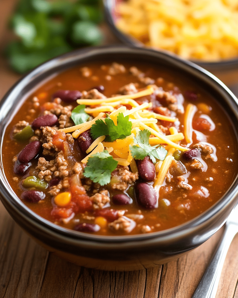 Slow Cooker Turkey Chili