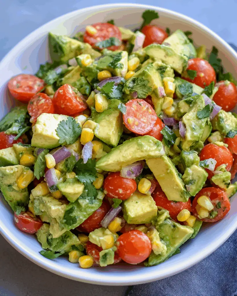 Cilantro Lime Avocado Salad