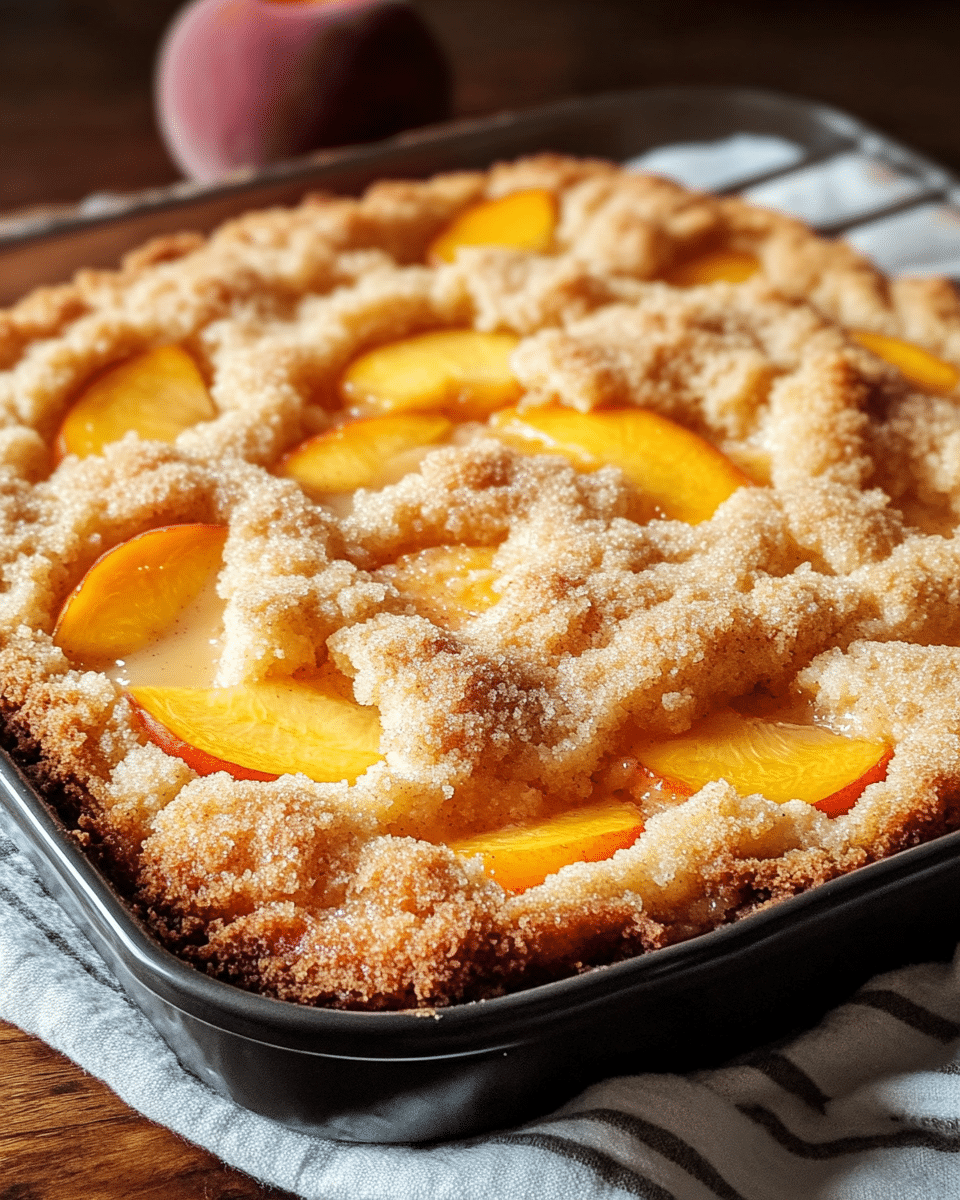 Peach Coffee Cake
