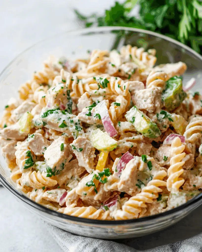 Creamy Healthy Tuna Pasta Salad