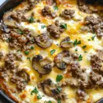 Hamburger Mushroom Bake