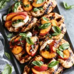 Peach Caprese Grilled Chicken