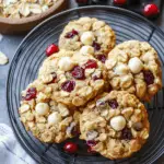 Oatmeal Cranberry White Chocolate Chip Cookies