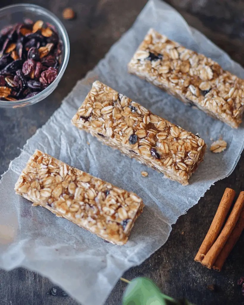 Chewy No-Bake Granola Bars
