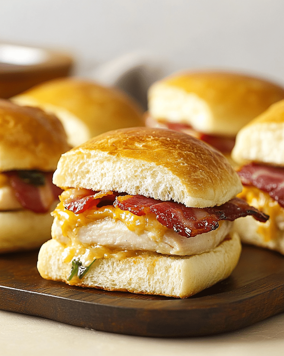 Turkey Bacon Ranch Sliders