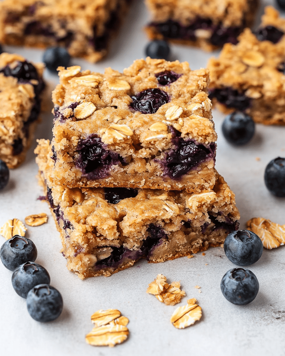 Blueberry Oatmeal Bars