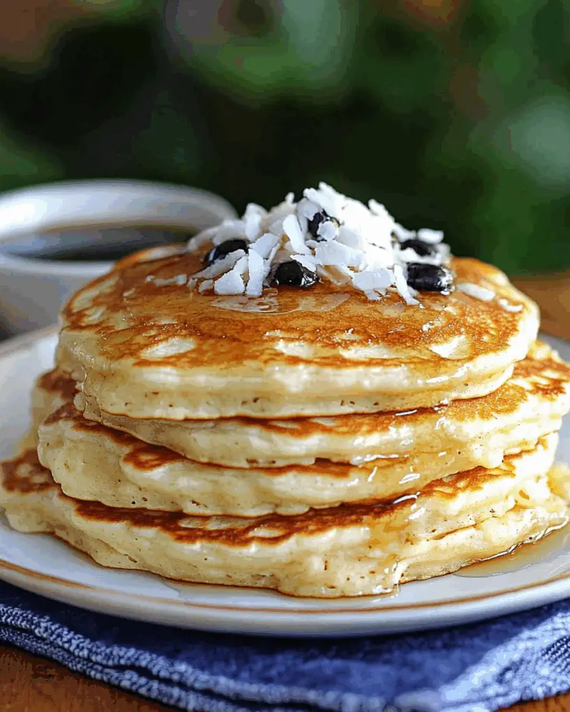 Coconut Cream Pancakes