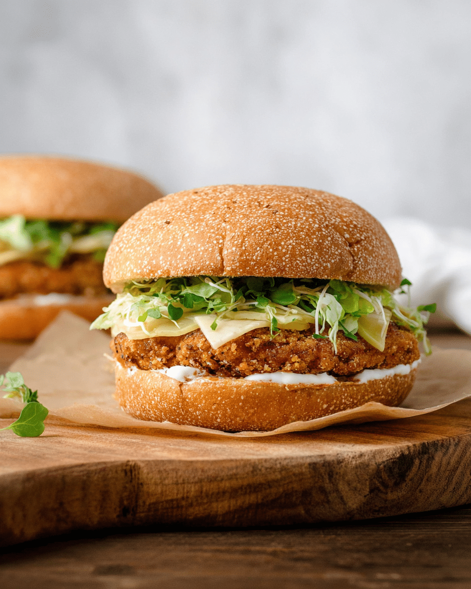 Healthy Homemade Copycat McChicken