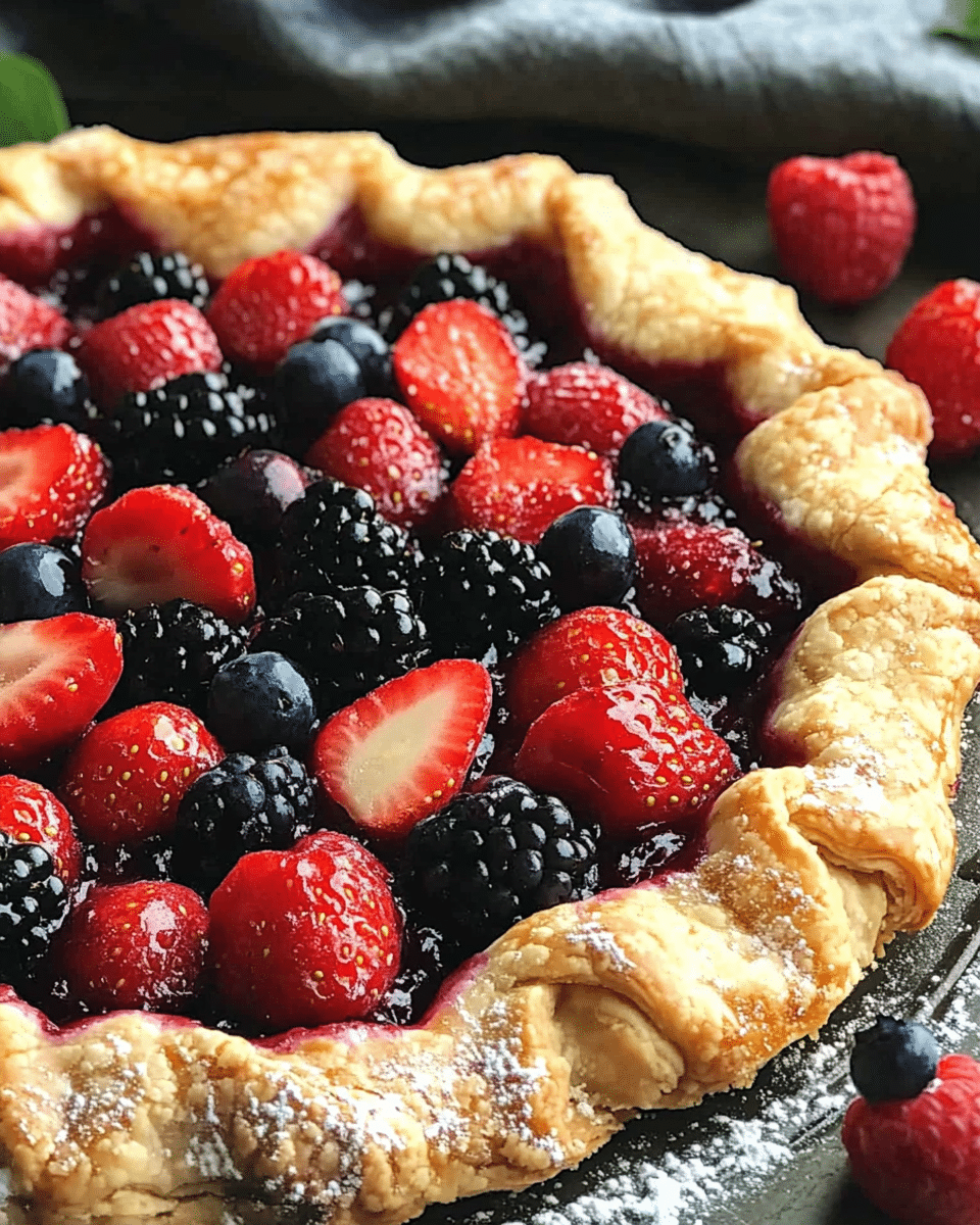 Summer Berry Galette