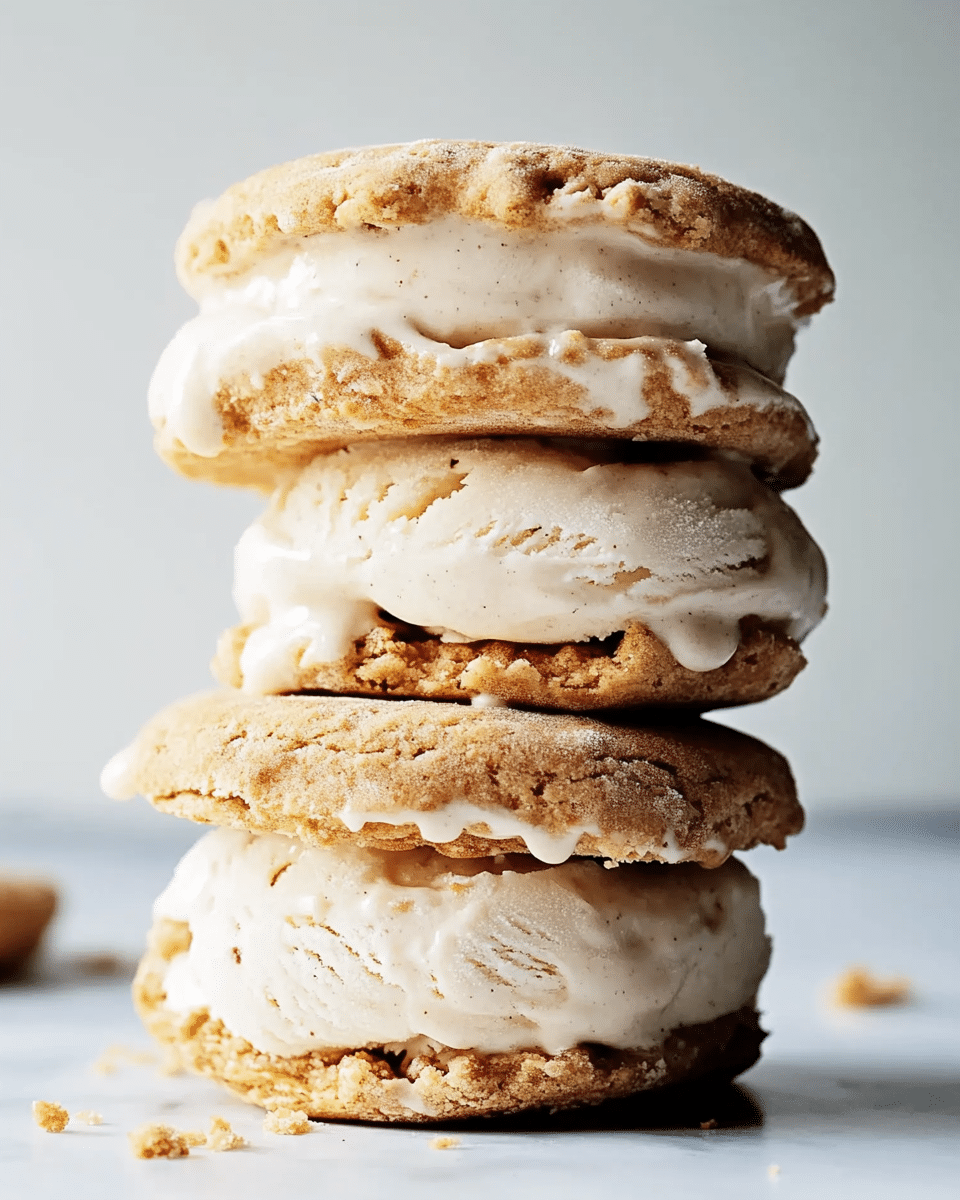 Apple Pie à la Mode Ice Cream Sandwiches