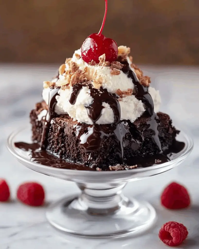 Brownie Sundae