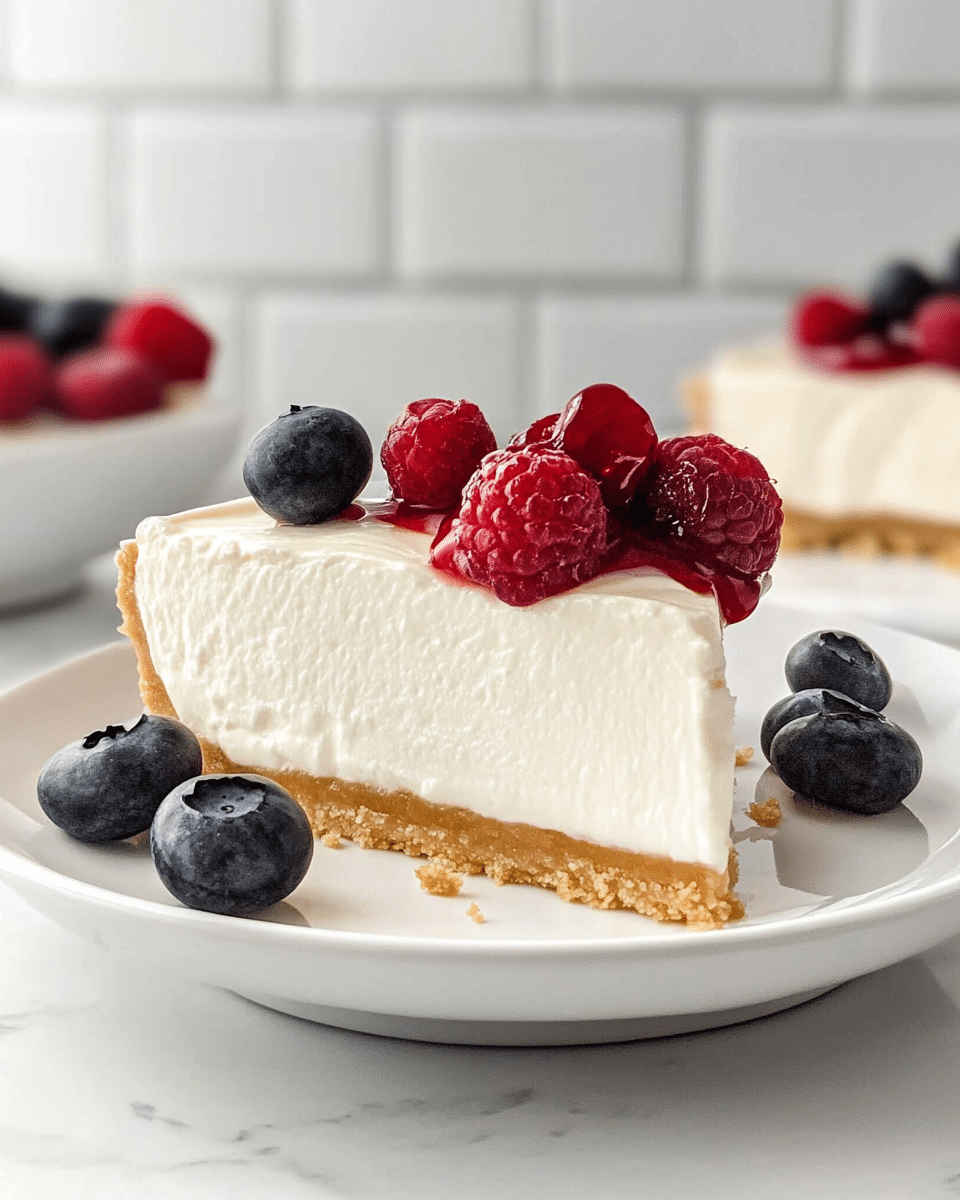 No-Bake Cheesecake with Cool Whip